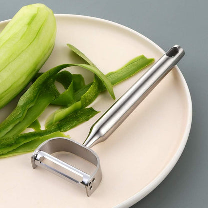 Stainless Steel Vegetable Peeler Gold 2 Pieces, with Potato Eye Remover & Swiveling Twin Blades, Y Shaped Titan Potato Peeler for Fruit & Veggie, Dishwasher Safe