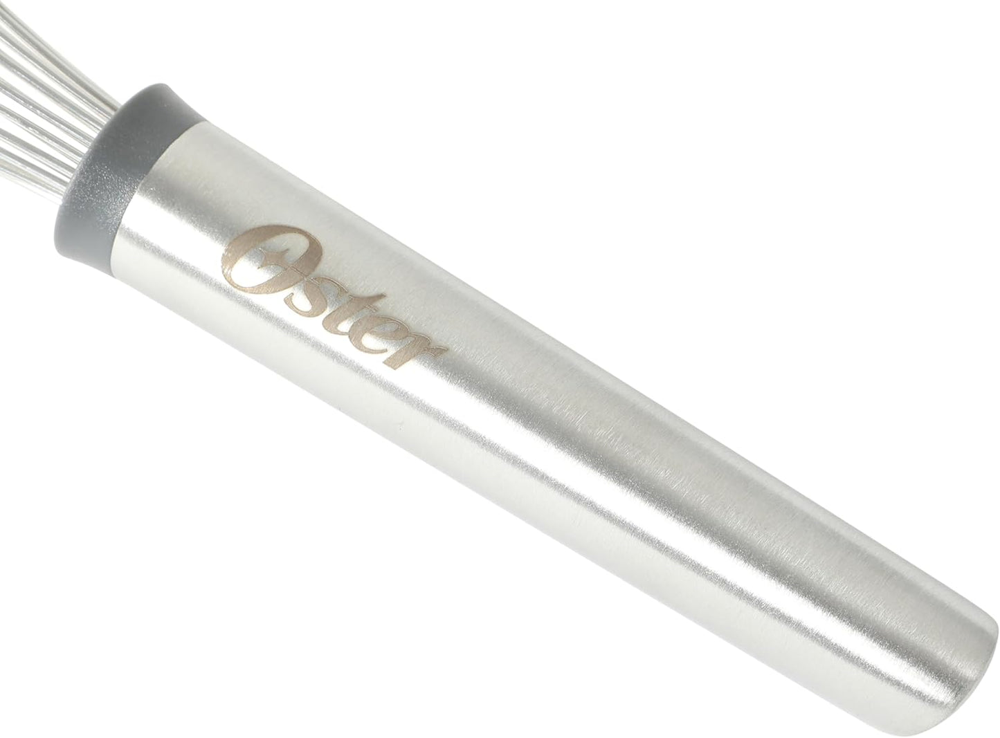 Oster Chadswyck 8” Can Opener, Stainless Steel Manual Can Opener with Soft Grip Handles, Smooth Edge Cutting, Dishwasher Safe