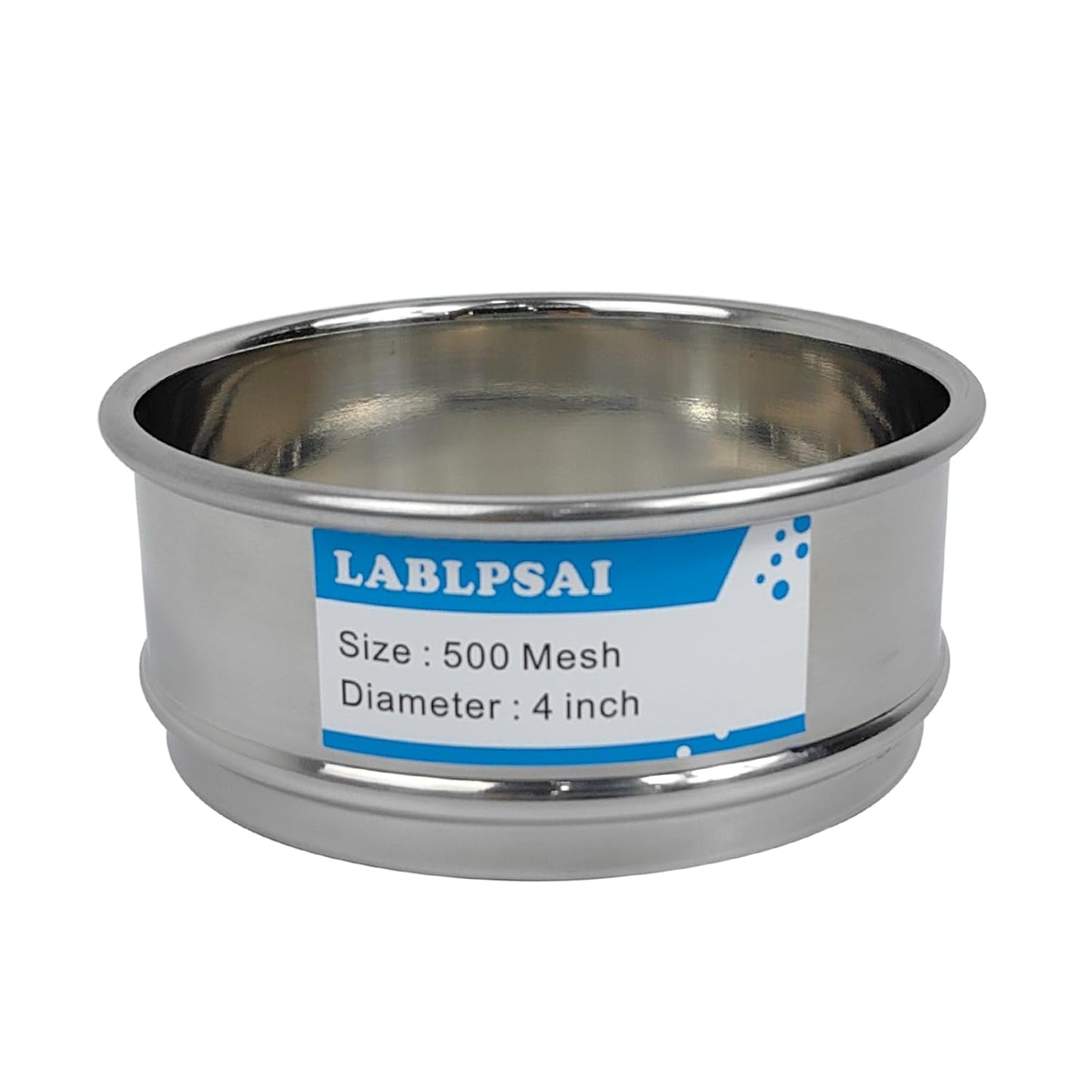325 Mesh Lab Sieves 4" Diameter 304 Stainless Steel Wire Cloth Test Sieve for Industrial Laboratory Home