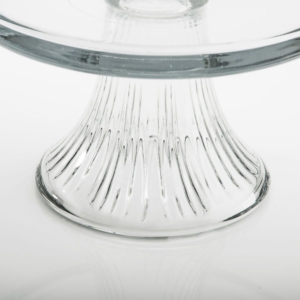 Anchor Hocking Glass Trifle Bowl with Lid, 104 oz Glass Salad Bowl with Acacia Wood Lid