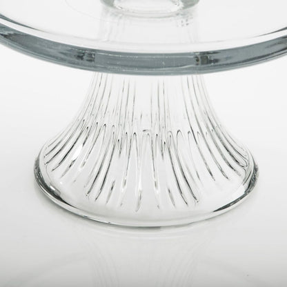Anchor Hocking Glass Trifle Bowl with Lid, 104 oz Glass Salad Bowl with Acacia Wood Lid