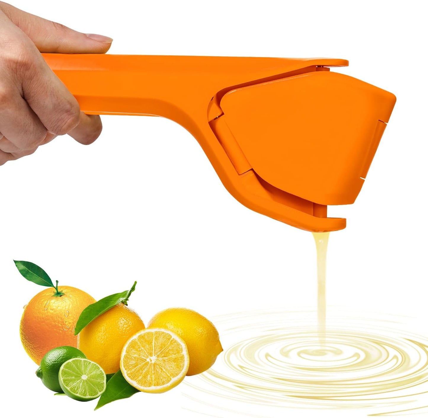Manual Lemon Squeezer, Hand Lemon Squeezer, Durability and longevity, Easy to Use & Dishwasher Safe, Lemon Juicer, Citrus Juicer, Lemon Juicer Squeezer to Squeeze Lemons, Yellow, HomeyVenture