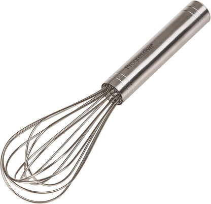 PrepWorks 10 Inch Fat Whisk - Stainless Steel Whisk for Mixing, Beating, and Stirring Sauces, Batter, and More