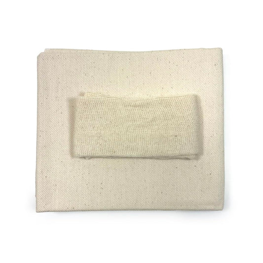 Regency Wraps Natural Pastry Cloth 20"x24" with 15”Rolling Pin Cover, 100% Cotton for Non-stick Dough Rolling, Achieve Perfect Dough for Baked Goods.