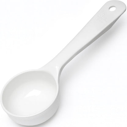 Carlisle FoodService Products 492104 Measure Miser Solid Measuring Spoon with Short Handle, 1 Ounce, Yellow