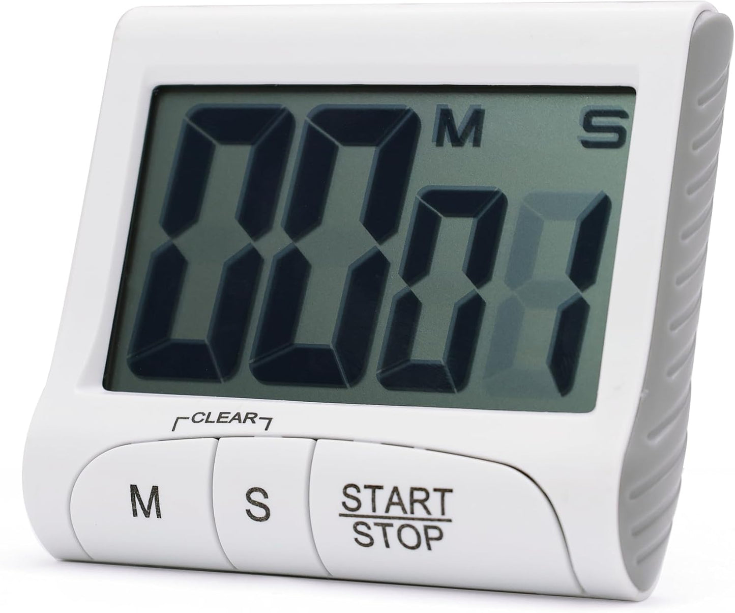 Large LCD Display Kitchen Timer -Magnetic Digital Timers,Loud Alarm,Memory and Fast Forward Function,Cooking Timers for Kitchen,Gym, Meeting, Classroom,Study,Work,Outdoor Activities(Black)