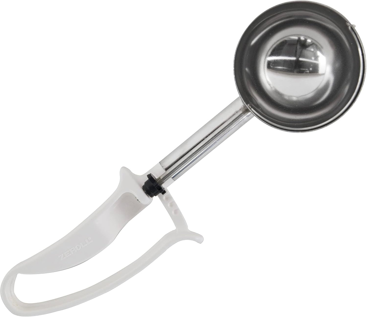 Zeroll Universal Extended Length EZ Disher Food Portion Control Scoop Designed for Right or Left Hand Use Dishwasher Safe, 1 3/4-Inch, Black