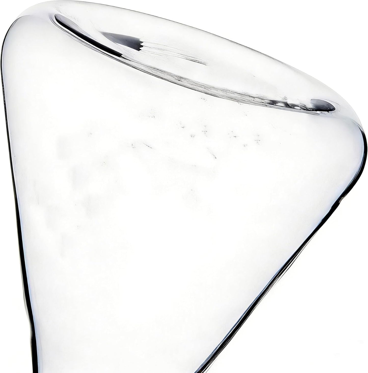 ELETON Conical 8 oz Glass Oil Dispenser – No Drip Olive Oil Cruet with Leak-Proof Spout, Easy-Fill Wide Mouth, Borosilicate Bottle for Kitchen & BBQ