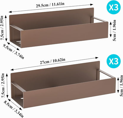 HuggieGems Metal 4 Pack Magnetic Spice Storage Rack Organizer for Refrigerator and Oven, Black Fridge Organizers and Storage, Metal
