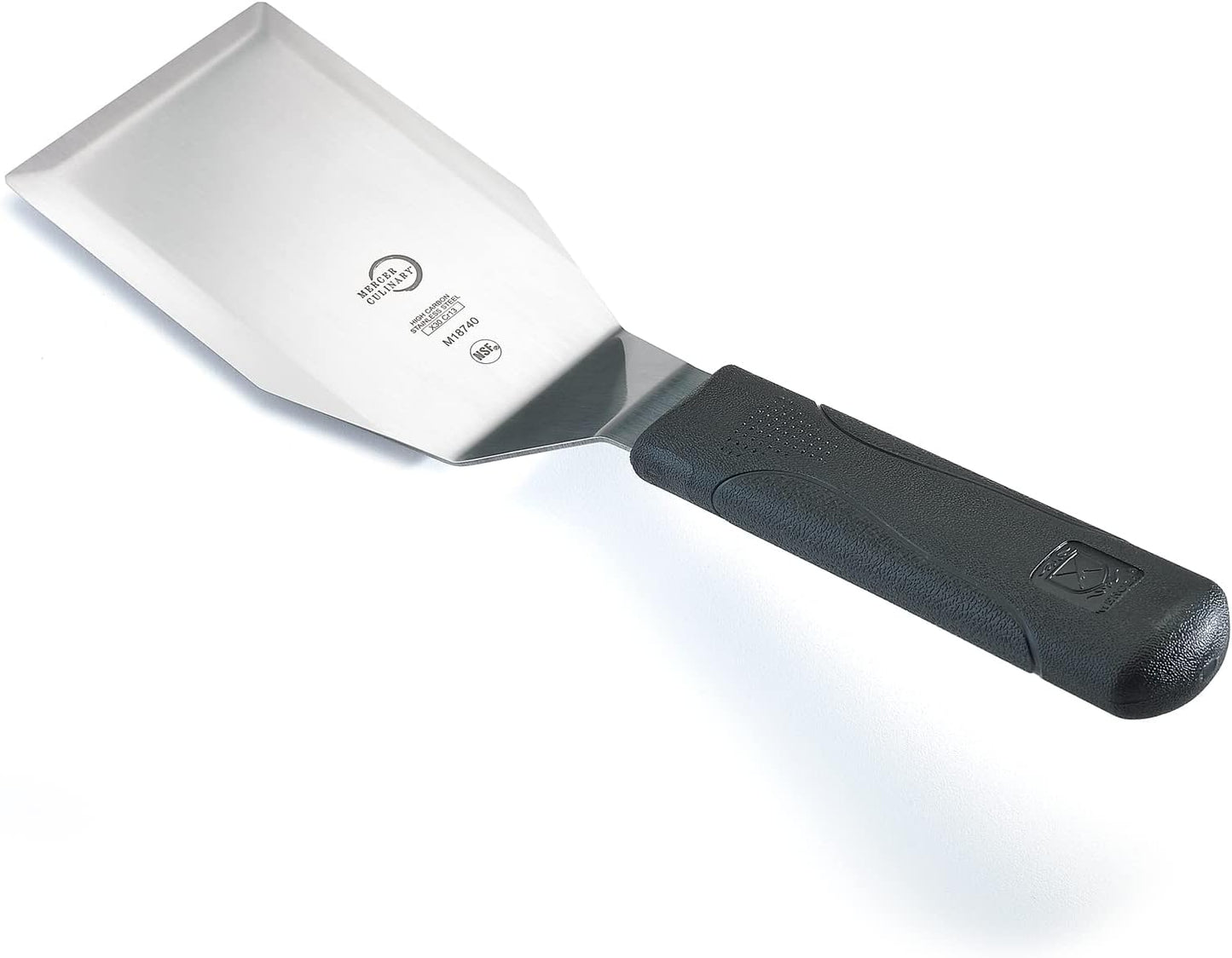 Mercer Culinary Millennia Bench Scraper, 5 7/8 Inch X 3 1/2 Inch Blade, Black Handle