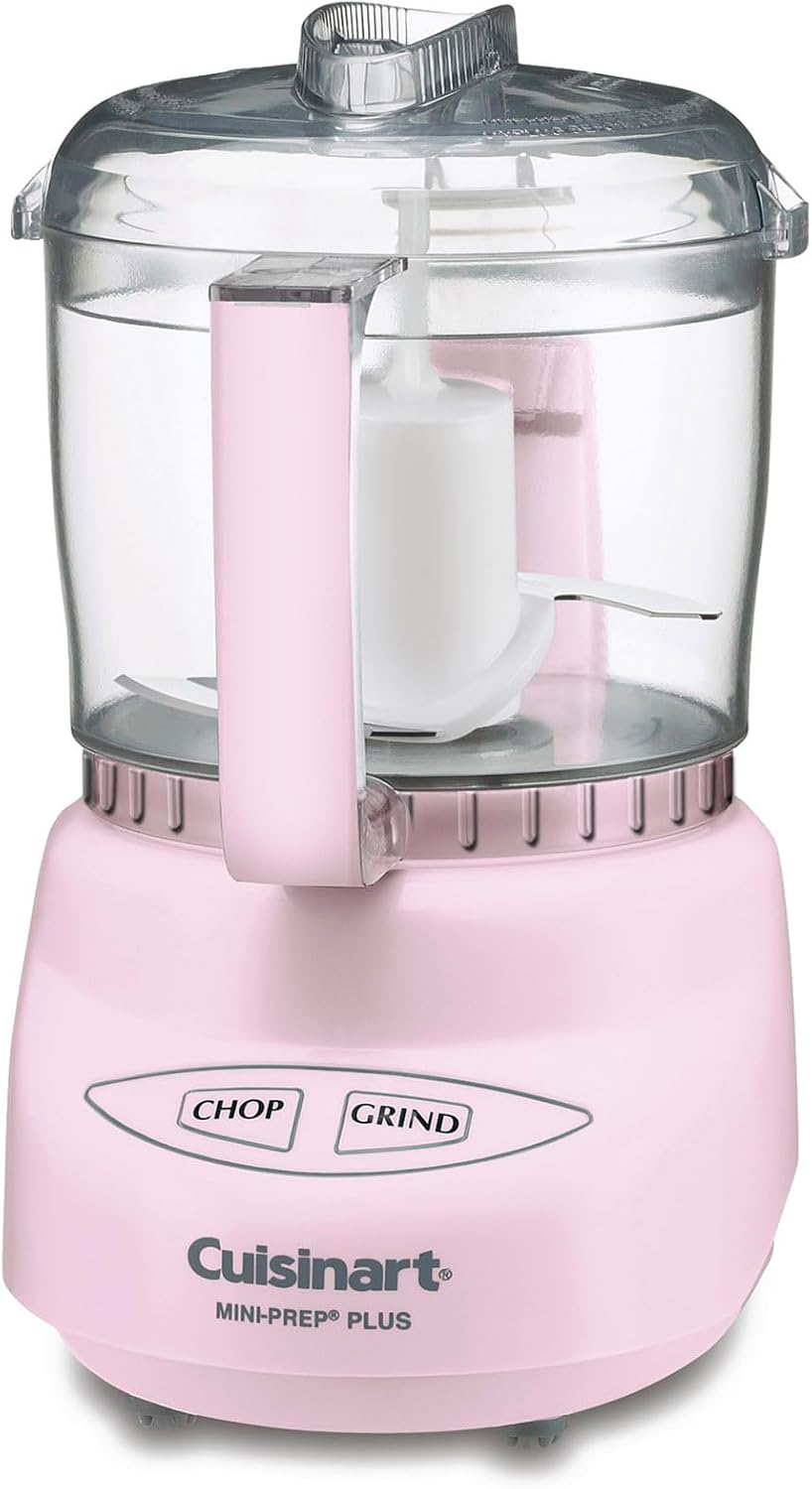 Cuisinart Mini-Prep Plus Food Processor, 24-Ounce Mini Food Processor to Chop Herbs, Vegetables, and Hard Cheese, 24-Ounce Work Bowl, Reversible Stainless Steel Blade, DLC-2ABC, Brushed Chrome