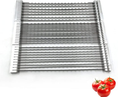 Tomato Slicer Blade Replacement - 3/16" Stainless Steel Blade Assembly Suitable For Commercial Vegetable Slicer and Manual Fruit Slicer
