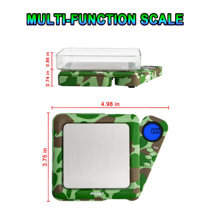 American Weigh Scales Blade Series Digital Pocket Gram Scale 1000g x 0.1g | Precision Mini Scale 0.1g Accuracy, Pocket Scale for Kitchen, Gold, Gems & Coin Scale, Smart Digital & Compact Scale