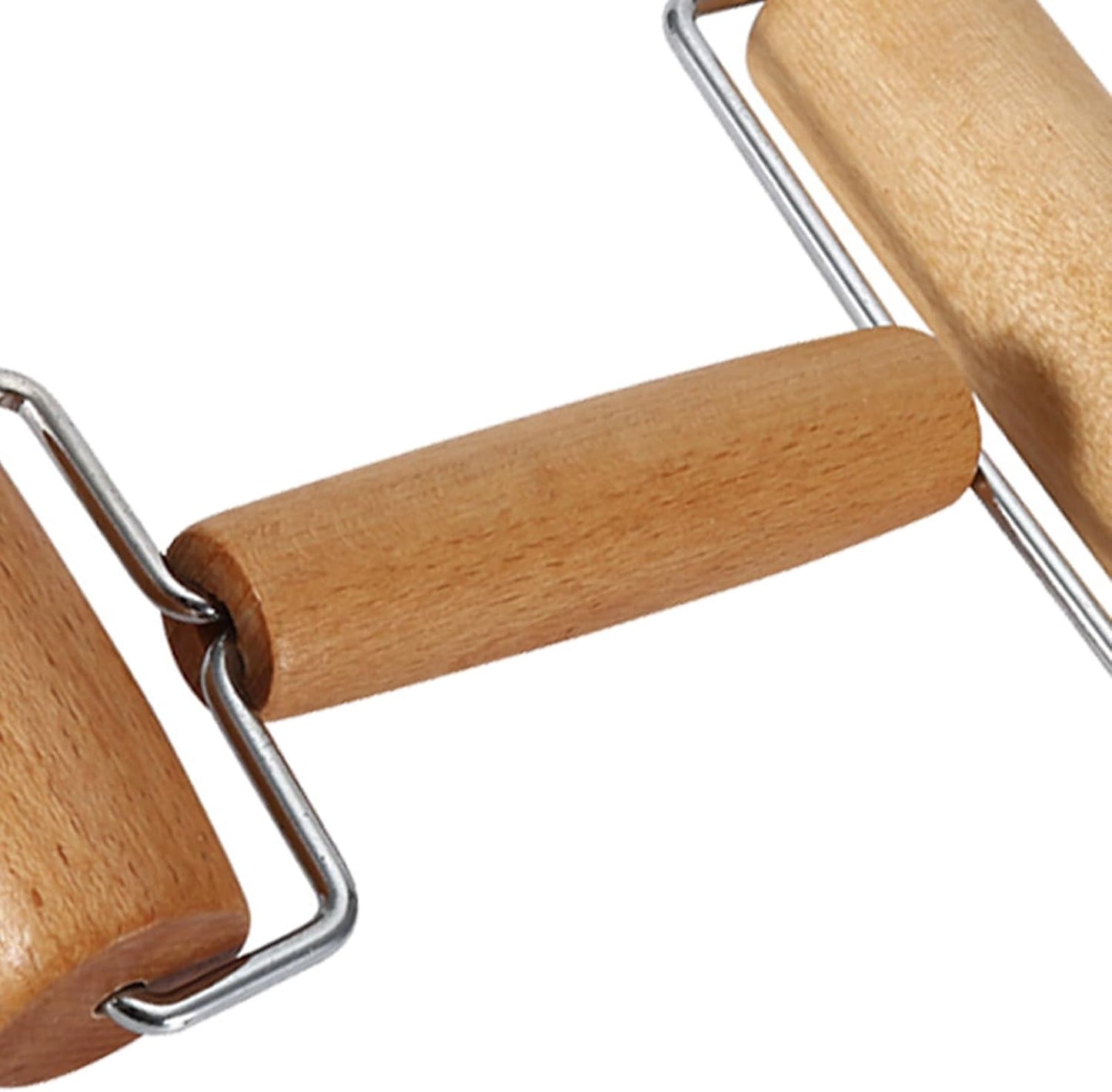 Small Rolling Pin, Pizza Dough Roller, Non Stick Wood Pastry Roller, Kitchen Wooden Rolling Pins for Baking Cooking Cookie Bread Tortilla Dumpling Fondant Clay (Style 2)