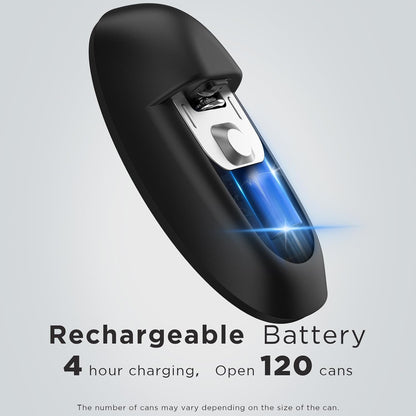 Canslab Ultrablde (Basic Version）_Rechargeable Electric Can Openers for Kitchen for Seniors with Arthritis- USB Battery Can Opener for Any Size Can - Smooth Edge, Handsfree, Wall Mountable Opener