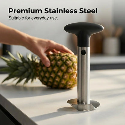 1 PCS Pineapple Peeler, Pineapple Corer, Multifunctional Pineapple Slicer,Long-lasting Stainless Steel Pineapple Tool for Home Kitchen with Sharp Blade for Diced Fruit Rings