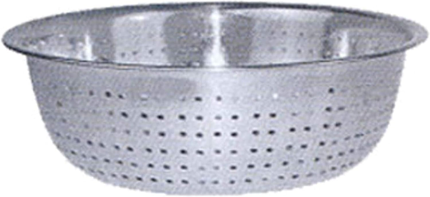 Winco Aluminum Colander with Base, 8-Quart, Medium