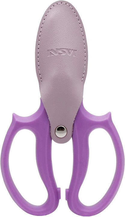 Garden Pruning Shears Scissors with Comfort Grip Handle, Premium Steel Professional Floral Scissors, Perfect for Arranging Flowers, Pruning, Trimming Plants, Gardening Tool (Pink)