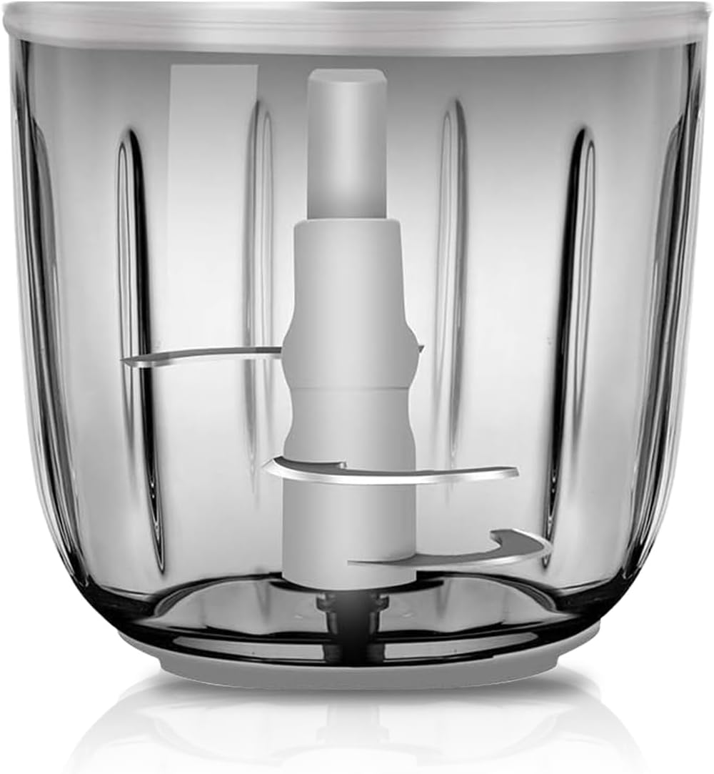 Food Processor - Cordless Mini Food Processor & Portable Small Food Chopper for Vegetables Fruit Salad Onion Garlic,Kitchen,1.3Cup 10 0z,150 Watts,Glass Container Dishwasher Safe (Green)