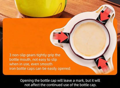 2026 New 4-in-1 Jar Opener ， Adjustable Stainless Steel ， Jar Openers for Seniors & Weak Hands ， Multifunctional Can Opener & Lid Opener for Jars, Bottles & Cans