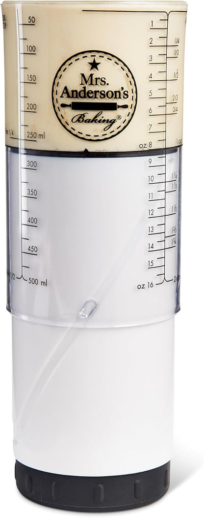 Mrs. Anderson's Baking Adjustable Liquid Dry Measuring Cup, 16.5-Ounce Capacity