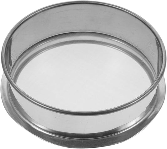 LALAFINA Fine Mesh Strainer 100 Mesh Round Flour Sifter 6 Inch Stainless Steel Ceramic Glaze Filter for Baking Straining Powdering Pottery Slurry