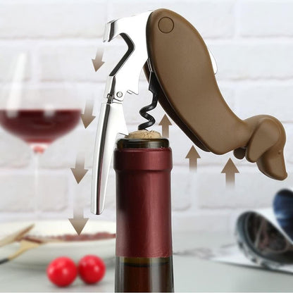 Unique Fish Corkscrew, Professional Waiters Corkscrew Wine Key Bottle Opener,Manual Wine Key for Servers, Waiters, Bartenders and Home Use