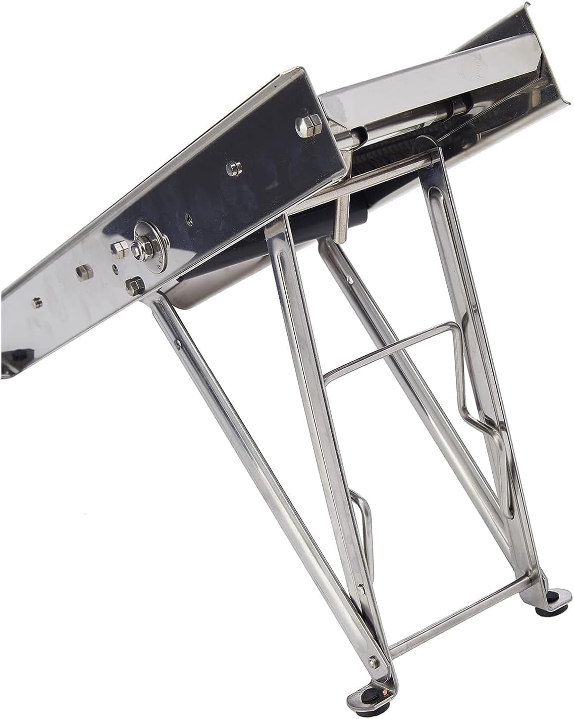 Bron Coucke – Professional Stainless Steel Mandoline with Protective Carriage – 2 Integrated Cutting Blade Units (3 mm & 10 mm) – Smooth & Corrugated Blades – Adjustable – Multi-Function