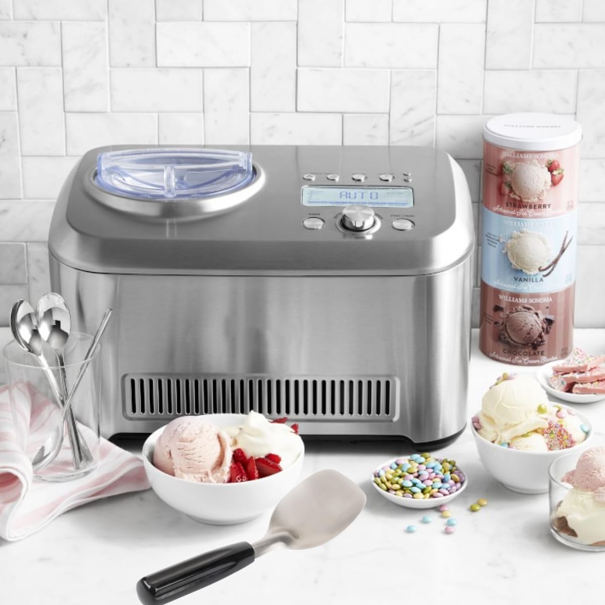 3.75 OZ Ice Cream Cookie Portion Scoop |#10 Portion Disher Scooper with Stainless Steel Trigger Release Handle for Gelato,Cupcake Batter,Cookie Dough
