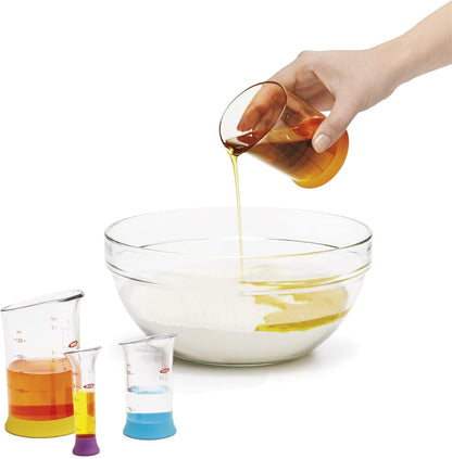OXO Good Grips 7-Piece Nesting Measuring Beaker Set, Multicolored