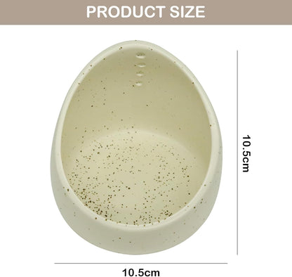 HINGTAI Earthenware Herb Stripping Bowl, Herb Stripper Bowl Ceramic, New Kitchen Tools Supplies, Available in Different Hole Sizes for Peeling the Stemmed Leaves