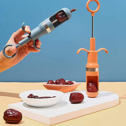 2PCS Cherry Pitter, Cherry Pitter Tool Pit Remover, Jujube Seed Remover Fruit Corer Pitter for Making Cherry Jam Remove Cherry Seed 23cm
