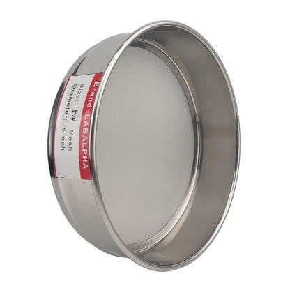LABALPHA 120 Mesh Lab Sieves, #120 Mesh Test Sieve, 8'' Diameter, 304 Stainless Steel Wire Cloth (0.125mm)