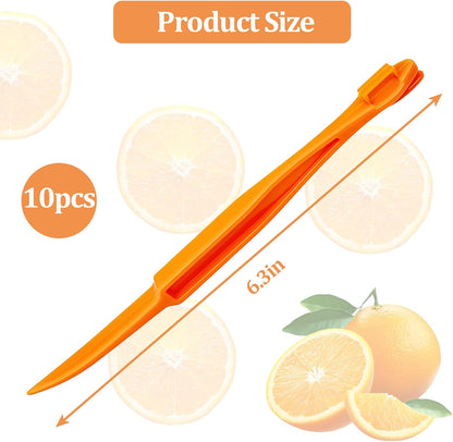 6 Pcs Orange Peeler Tools- Easy Orange & Lemon Fruit Peel Cutter Vegetable Slicer Fruit Tools