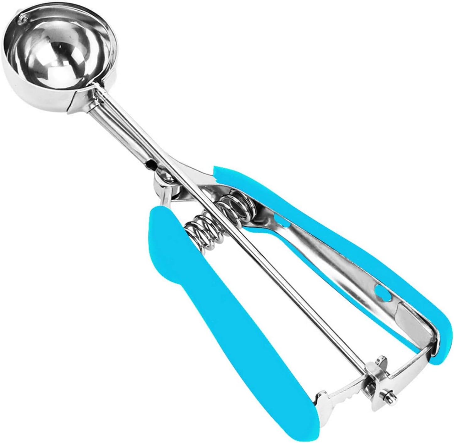 Ice Cream Scoop, 18/8 Stainless Steel Cookie Scoop, Cookie Scoops for Baking, 2 Tbsp/ 30 ml/ 1 oz Cookie Dough Scoop, Ice Cream Scooper with Trigger Release, Cookie Scooper for Baking