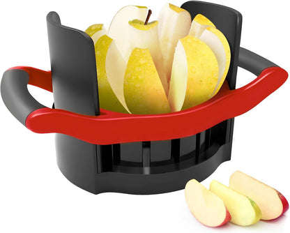 [Upgraded] Newness 5.12 Inch Large Apple Slicer and Corer, Cut 8 Slices All the Way Through, HEAVY DUTY Stainless Steel Apple Corer & Slicer for Fruits & Vegetables - Dishwasher Safe