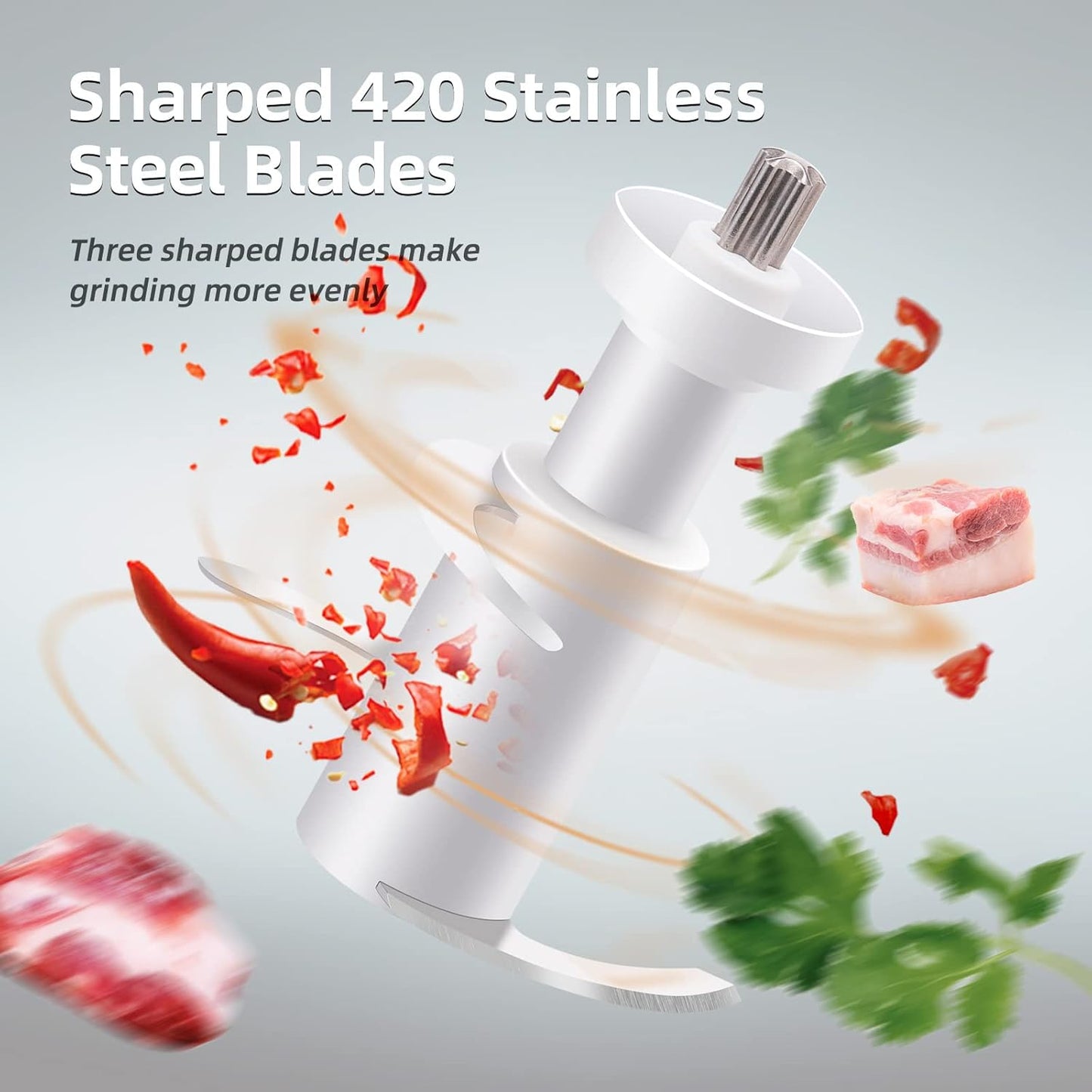 Electric Garlic Chopper, Mini Portable Veggie Chopper, 250ML Garlic Grinder Masher Onion Grinder, Blender to Vegetable, Wireless Food Processor for Ginger, Chili, Fruit, Meat, etc