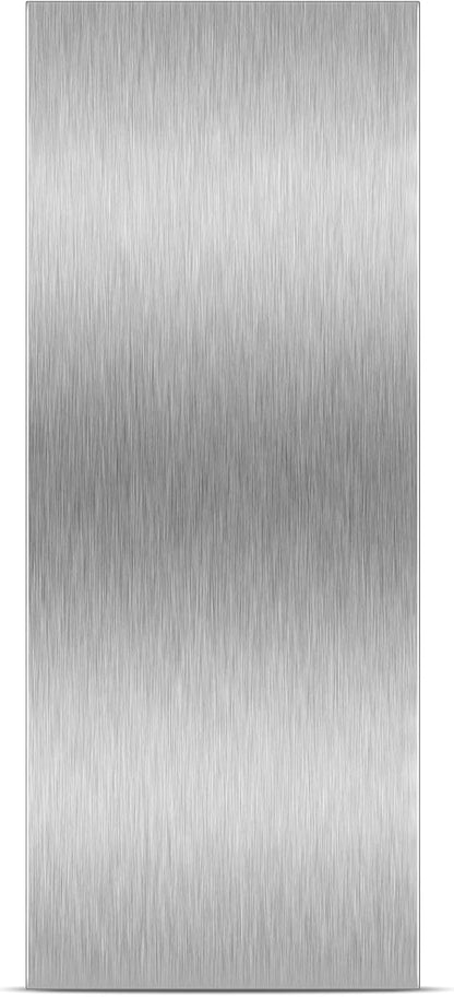 Patelai 10 Inch Stainless Steel Metal Cake Scraper Large Double Sided Patterned Stripe Edge Smoother Scraper Cake Decorating Comb Pastry Cutter for Home Kitchen Mousse Butter Cream Decor(1 Piece)