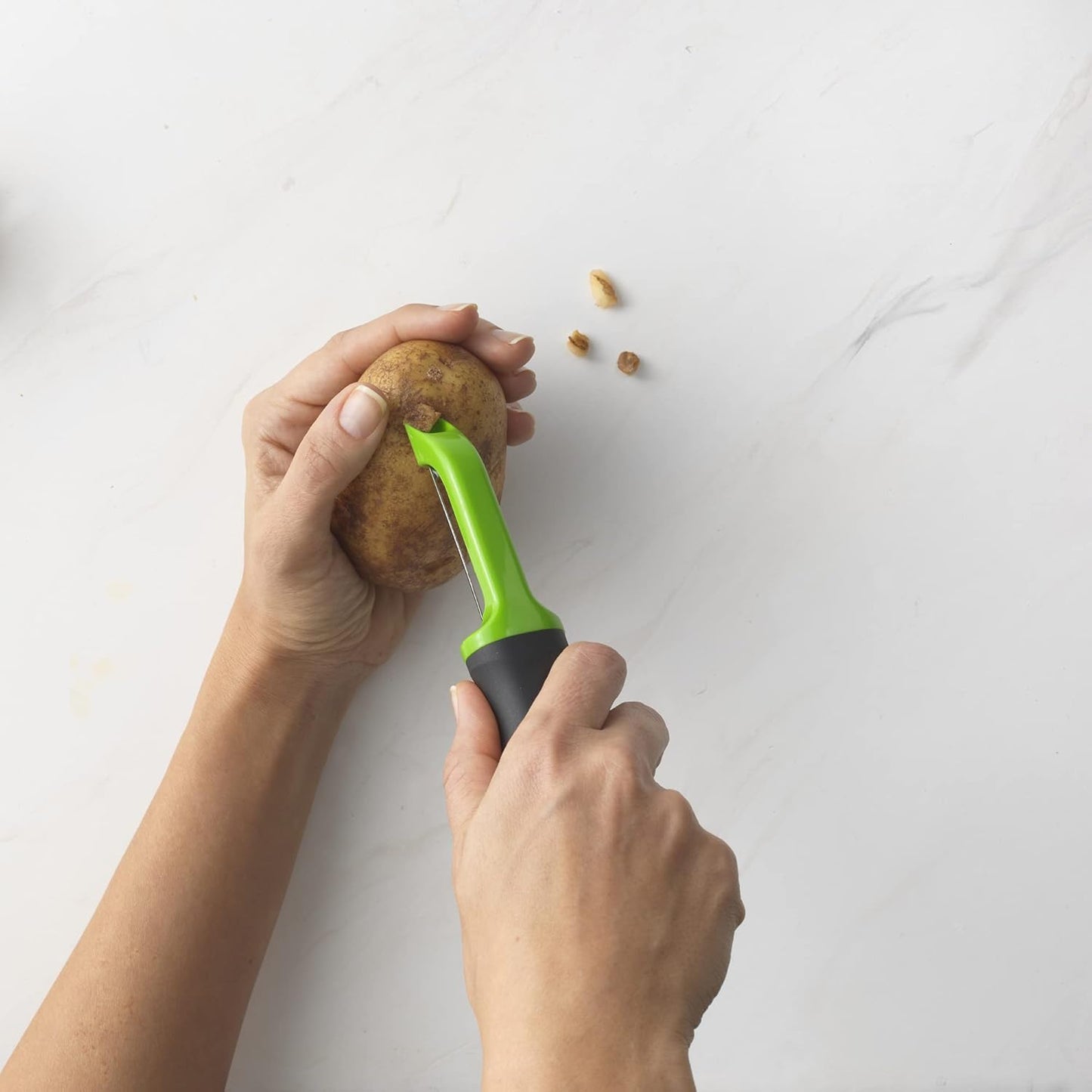 Goodcook Straight Blade Y-Shaped Peeler, Black