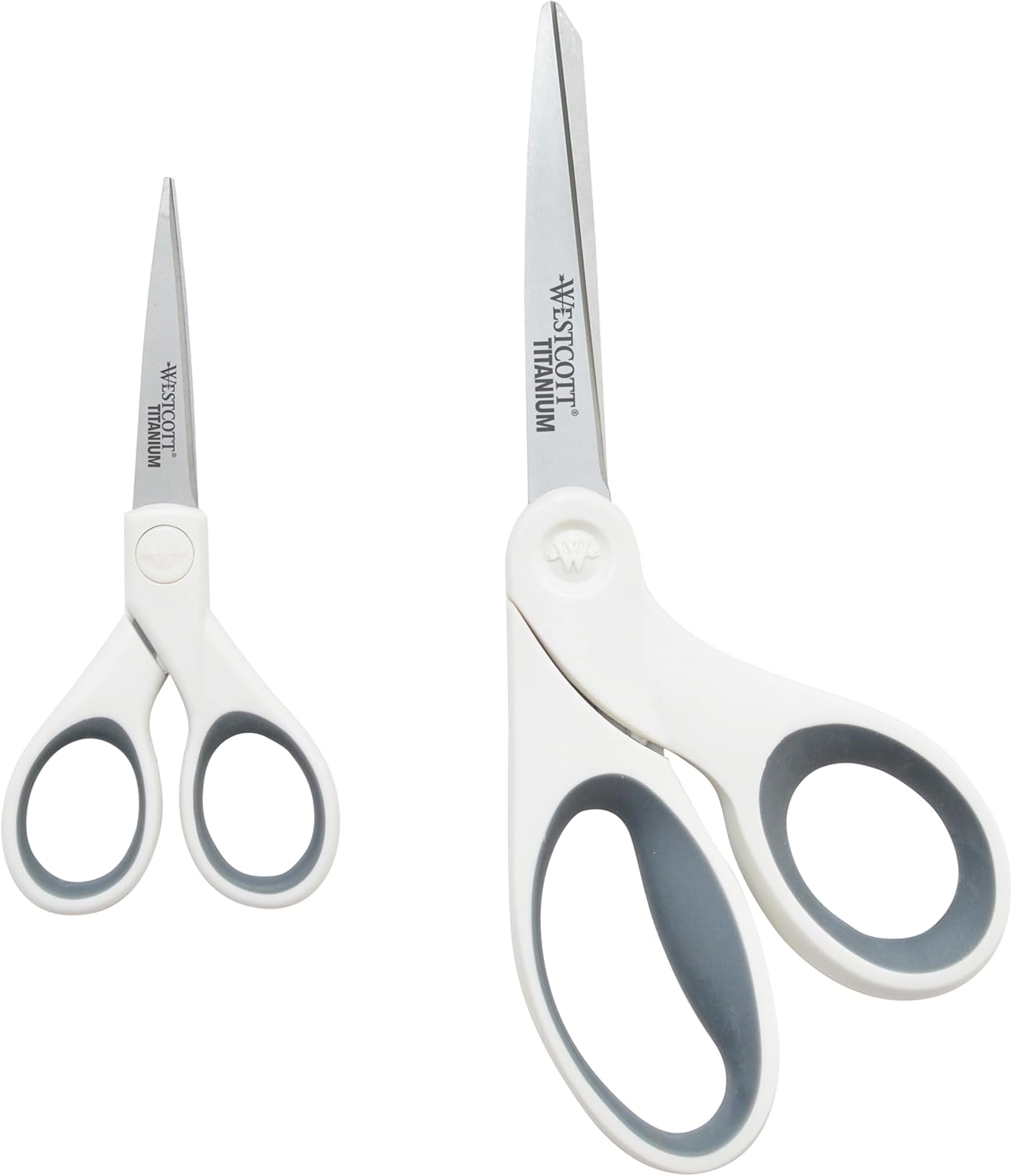 Westcott 5-Inch Micro-Tip Fabric Scissors with Titanium-Bonded Blades - Craft Scissors for Paper and Fabric, Sewing, and More