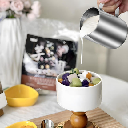 Kichwit Large Stainless Steel Measuring Cup, Liquid Metal Measuring Cup with Handle, 34oz / 1000ml / 4 Cups