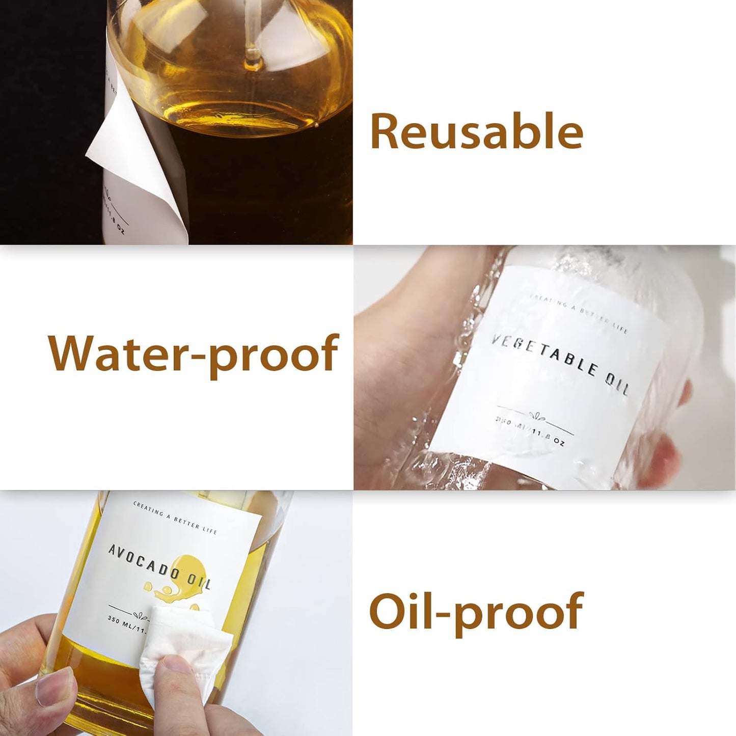 Olive Oil Dispenser Bottle with Bamboo Tray, Metal Pour Spout, Coffee Syrup & Cooking Oil Dispenser for Kitchen