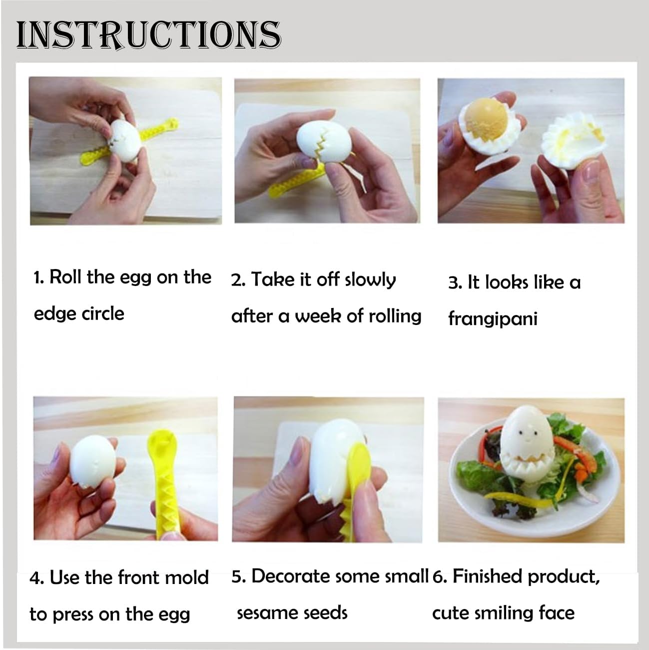 Home Egg Cutter, Fancy Egg Cutter Kitchen Gadgets, Easy to Clean