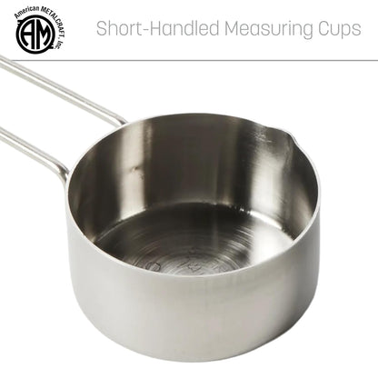 American METALCRAFT, Inc. 1/3 Stainless Steel Measuring Cup, Silver