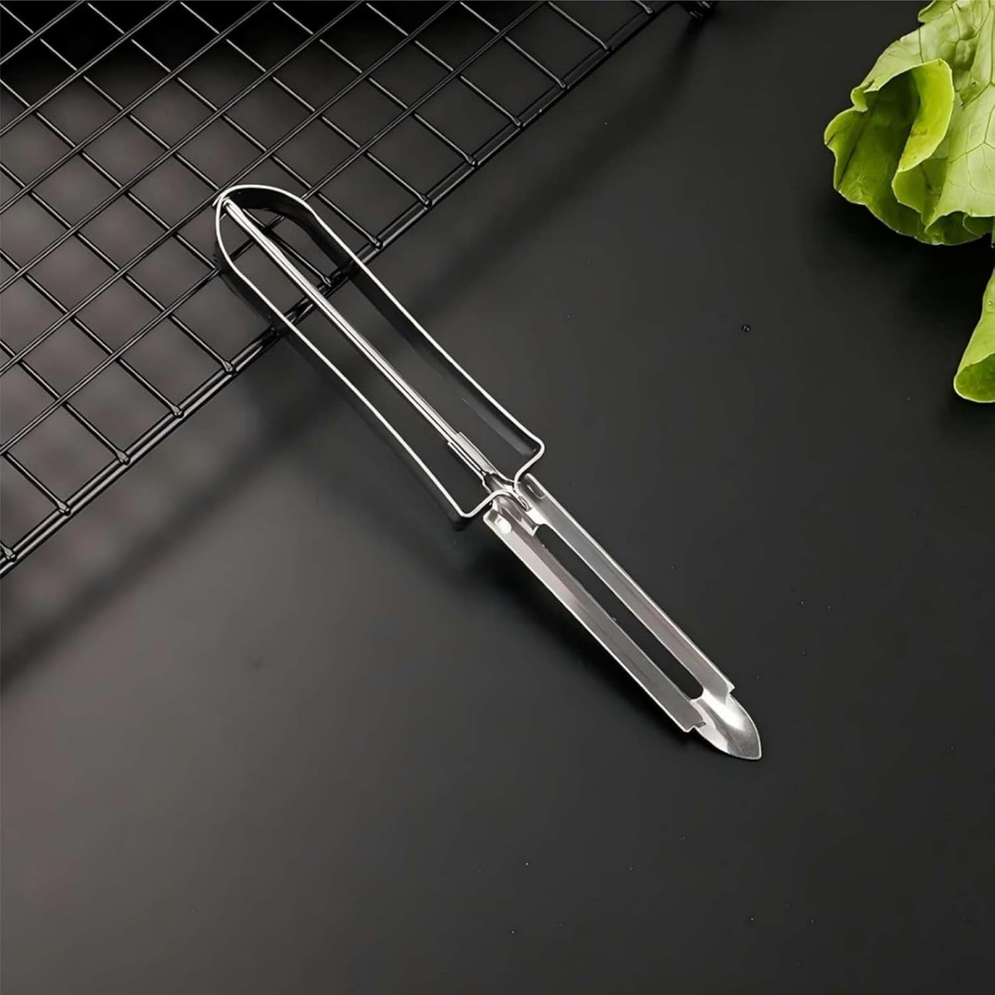 “Old-School” Professional Vegetable, Potato, Carrot Peeler – Stainless Steel body and blade (small)