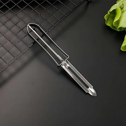 “Old-School” Professional Vegetable, Potato, Carrot Peeler – Stainless Steel body and blade (small)