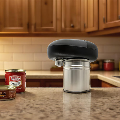Electric Can Opener Set, Open Your Cans with A Simple Press of Button-Automatic, Hands Free, Smooth Edges, Food Safety,Battery Operated, can opener for Kitchen and Seniors, gift 5in1 Bottle Opener