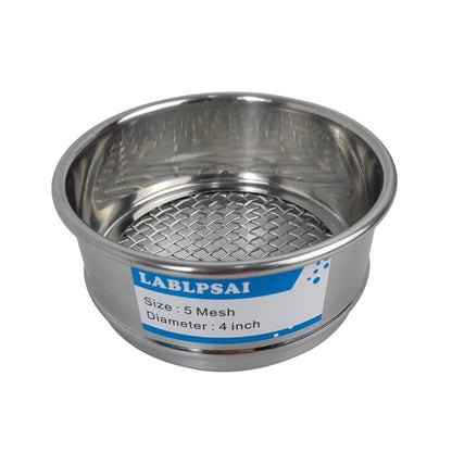 325 Mesh Lab Sieves 4" Diameter 304 Stainless Steel Wire Cloth Test Sieve for Industrial Laboratory Home