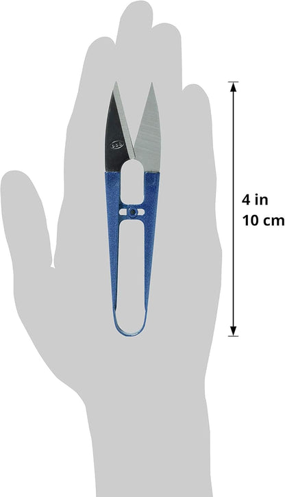 Beaditive Sewing Scissors (3-Piece Set) High-Carbon Steel Thread, Yarn, Embroidery Clippers | Handheld Snippers for Arts, Crafts, and DIY Projects | Multipurpose Use Navy Blue