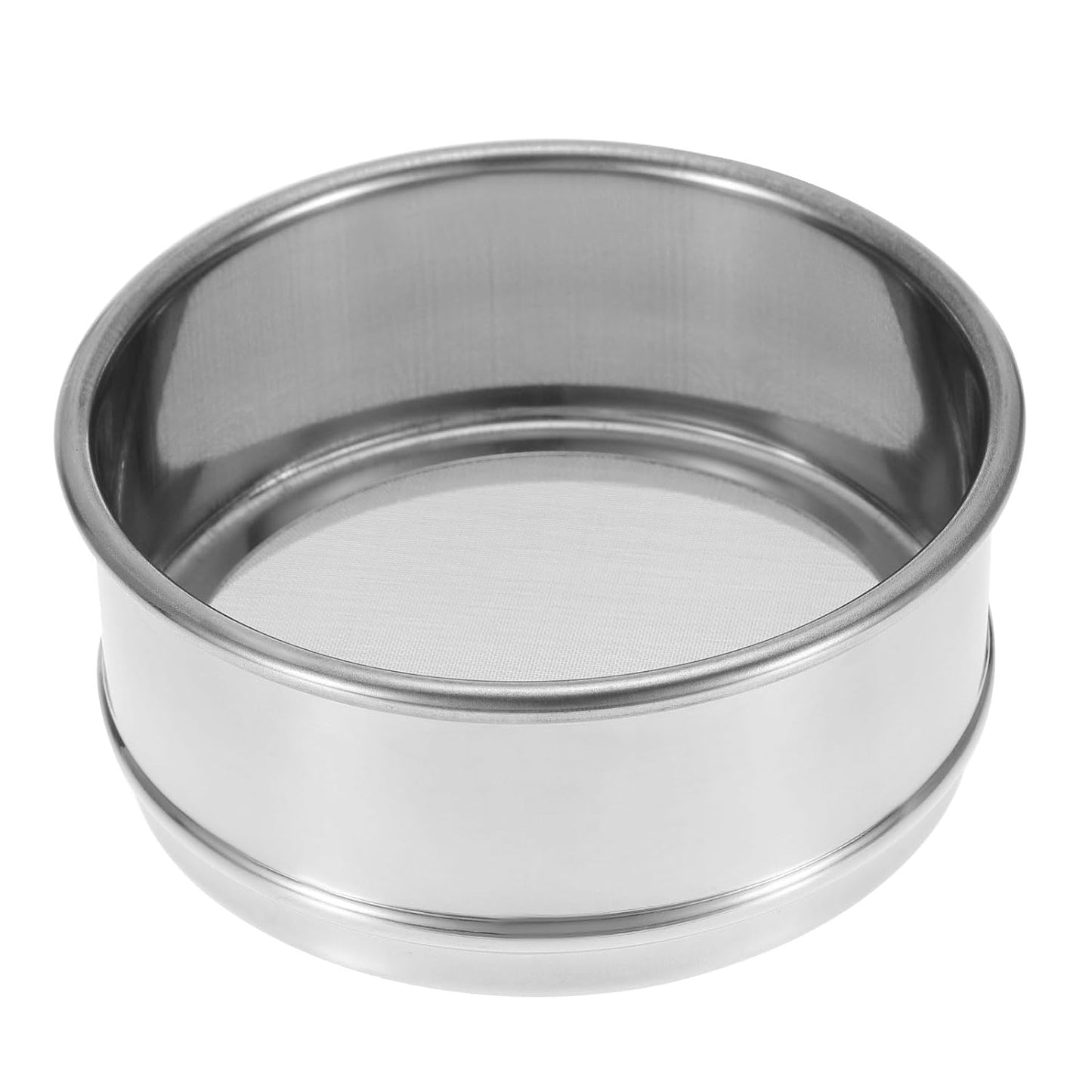 PATIKIL 150 Mesh Lab Sieve, 4" Diameter Test Sieve 304 Stainless Steel Wire Cloth (0.1mm) for Industrial Laboratory